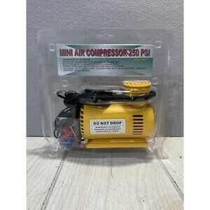 Central Pneumatic 250 PSI Mini Portable 12v Air Compressor Plug In Your Car